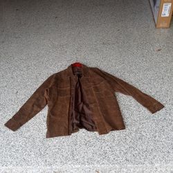 Guess Double Extra Large Genuine Leather Jacket