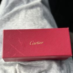 Cartier C Glasses | Red Tint 
