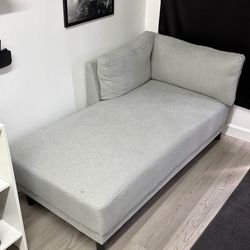 Grey Corner Lounge Chair