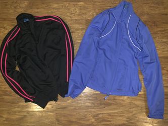 Reebok women’s xs light, zip up jackets