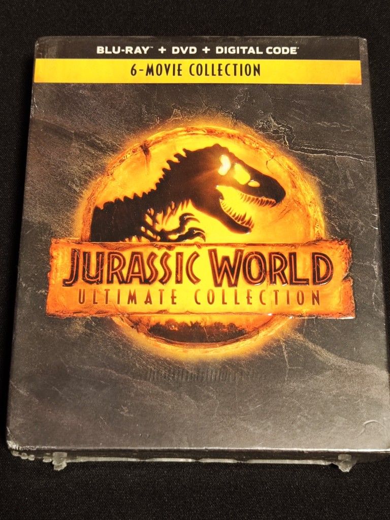 Jurassic Park & World Ultimate Collection Blu Ray DVD Digital (All 6 Movies)