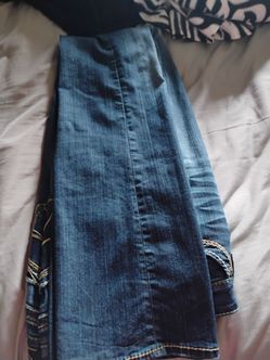 Silver slim bootcut woman's jeans