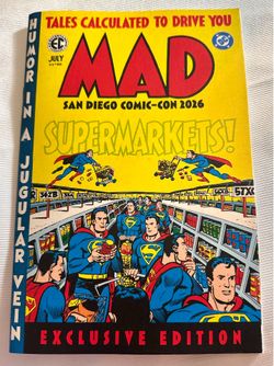 Mad Magazine DC Supermarkets Comic 2026 SDCC San Diego Con Exclusive Edition New