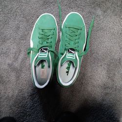 Green Puma Shoes 