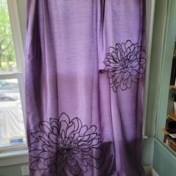 Purple Fabric Shower Curtain Target Raised Design 