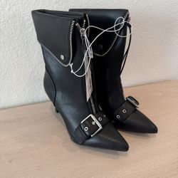 NEW BLACK BUCKLE BOOTIES - a new day