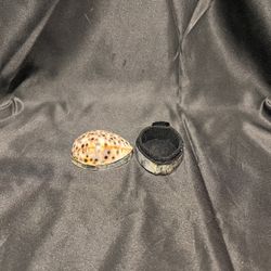 Tiger Cowrie Seashell Trinket Jewelry Dish Natural Shell Beach