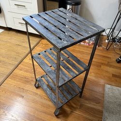 Three Shelf Side Table