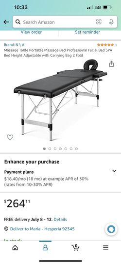 Massage Table For Eyelashes / Massage