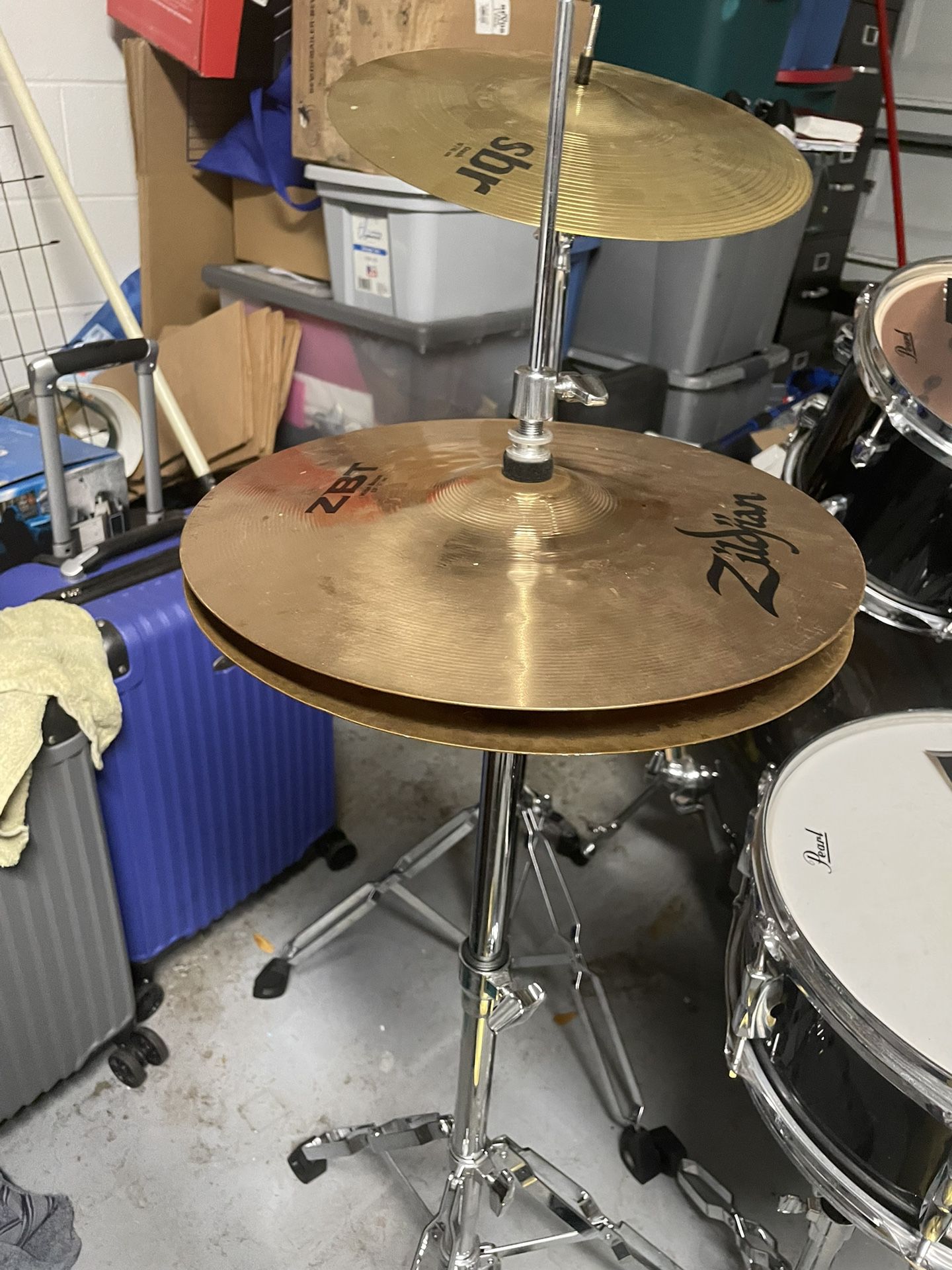 Cymbal Set + Kick Drum 