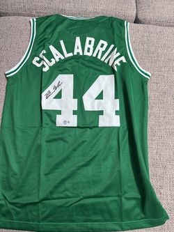 BRIAN SCALABRINE Signed Autograph Custom Jersey - Beckett Coa - Boston Celtics