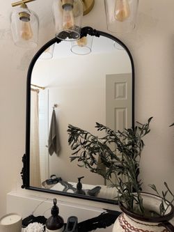 Vintage black mirrors