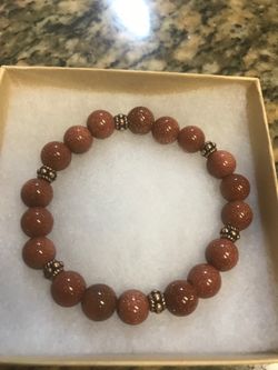 Brown sand stone bracelet