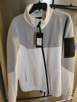 Hugo Boss zip up  jacket. Side pockets. Size XL. New