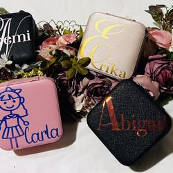 Personalized Travel Jewelry Box