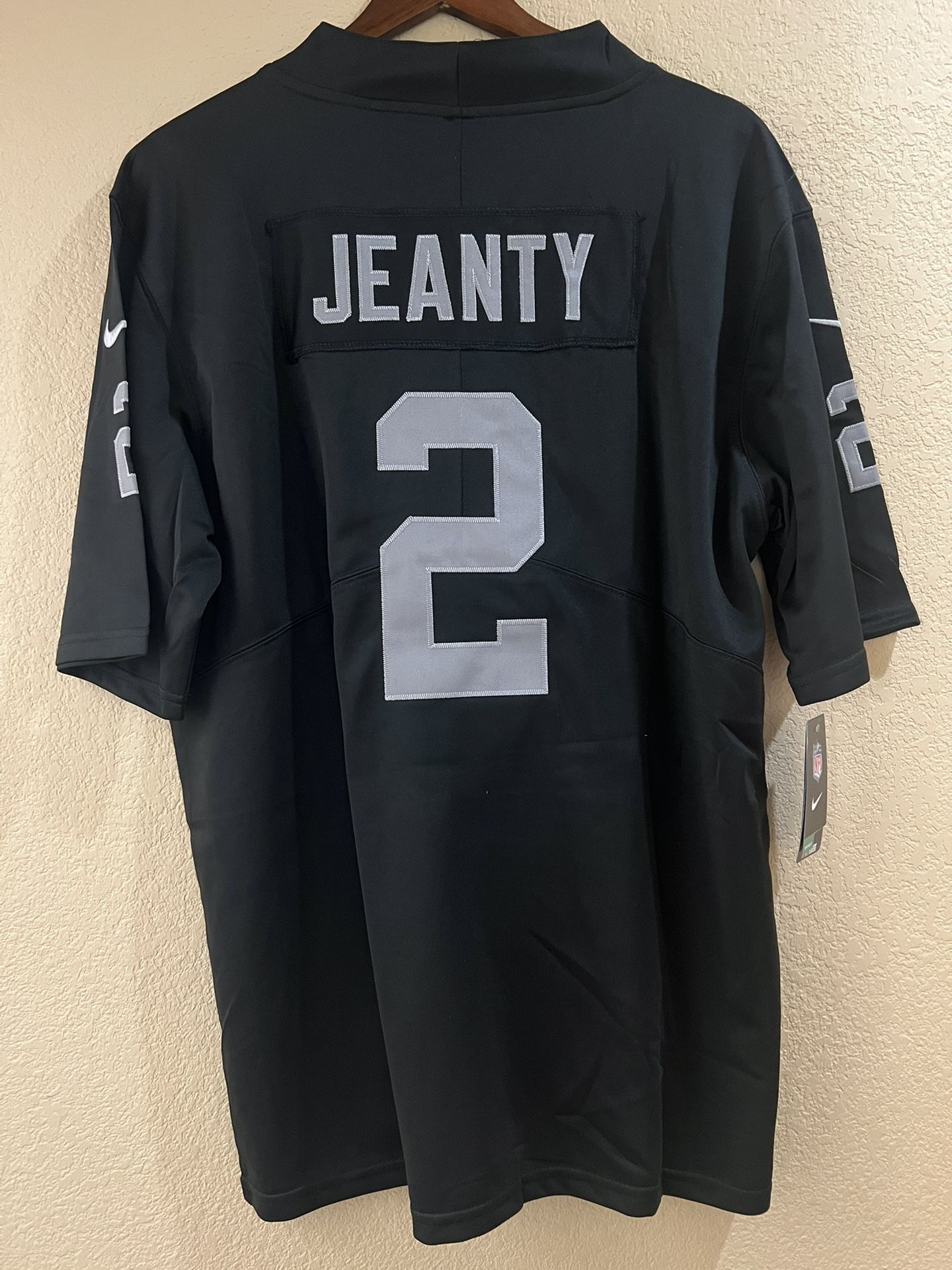 Ashton Jeanty #2 Raiders Black Jersey New Size Medium