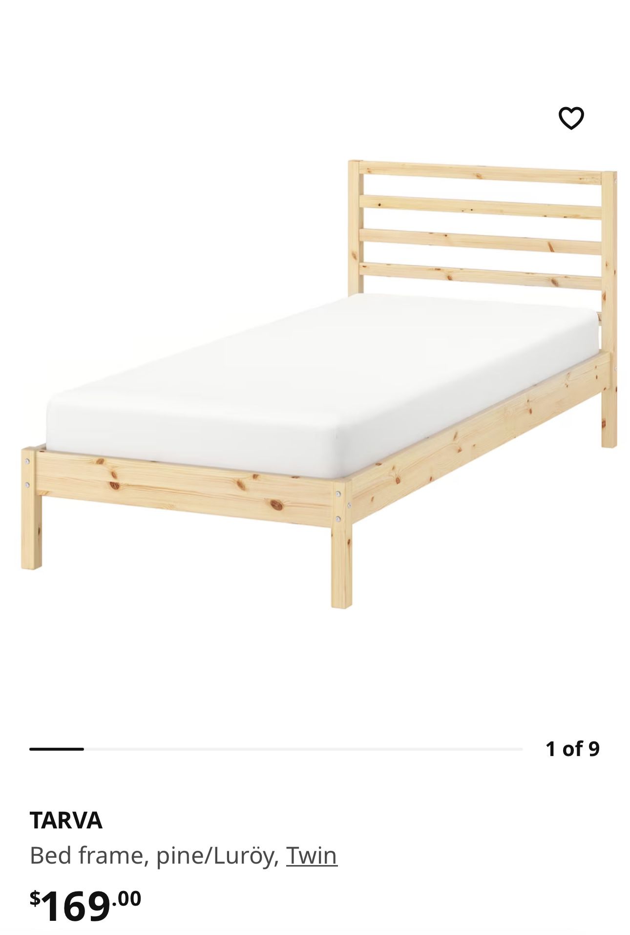 Ikea Tarva Pine Twin Bed - Kids • Toddlers • Cama • Muebles • Furniture for Sale - OfferUp