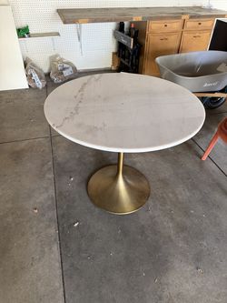 Marble table