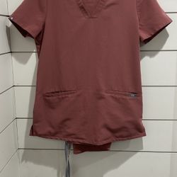 Figs Technical Collection Mauve Scrub Set XS Top M/T Bottom