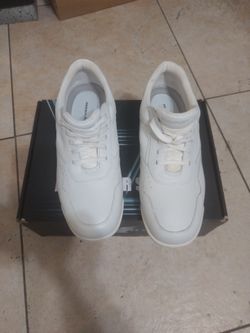 Rockport Prowalker  Mens Sneakers M 7104W White  Leather Lace UP Size 9/5