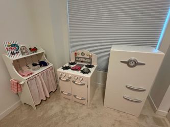 Pottery Barn Kids Play Kitchen with Melissa and Doug Accessories