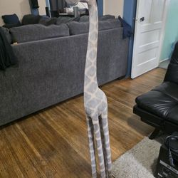 Wood Giraffe 47 1/2 Inches Tall