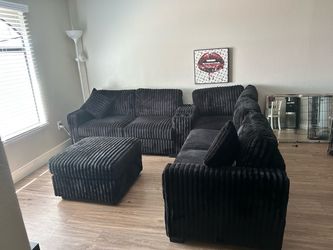 Couches and table