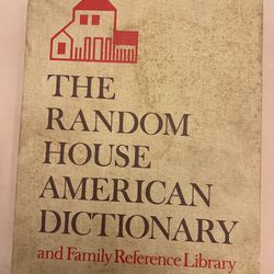 The Random House American Dictionary & Family Reference Library 1968