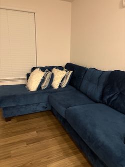 Blue couch