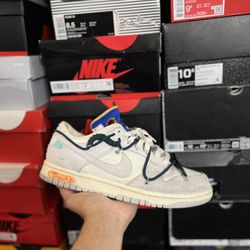Nike Off White Dunk Low Lot 16 size 10 VNDS