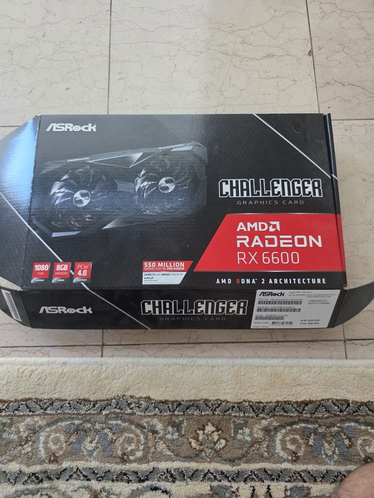 Asrock AMD Radeon RX 6600 Graphics Card
