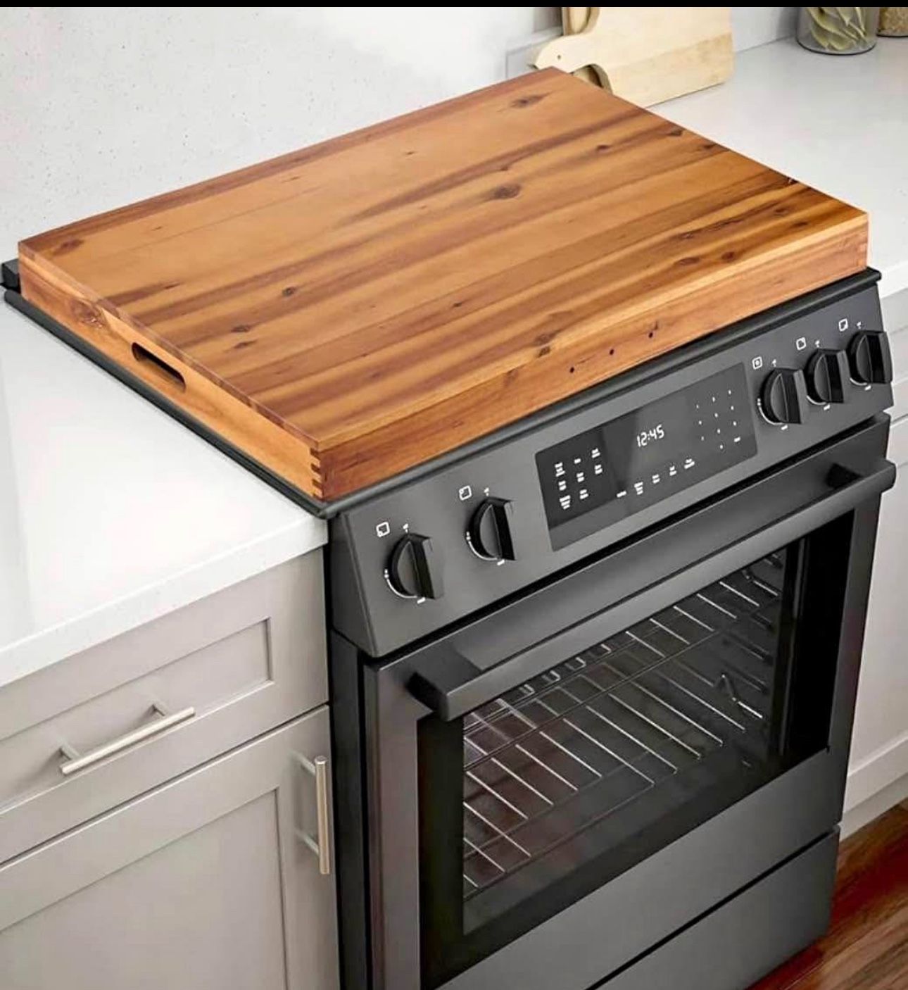 Stove Cover Color Walnut New $$45