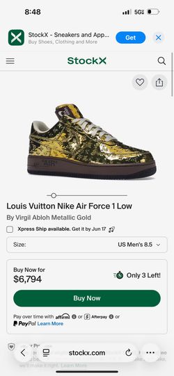 Louis Vuitton Air Force 1s