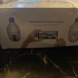 Lightbulb Security Camera 