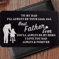 Best Father Wallet Card