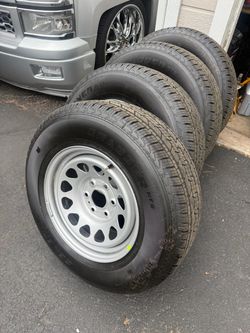 6x5.5 wheels with new tires