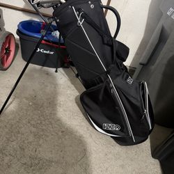Black Izzo Golf Stand Bag 