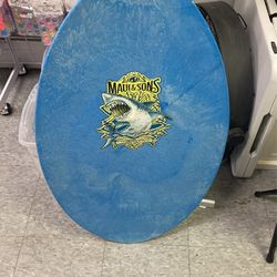Vintage Maui and Sons Skimboard  BlueShark Design 