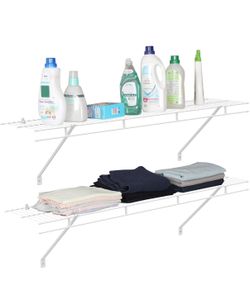 NEW 2-Pack 4ft Wall Closet Shelves – Unopened