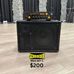 Schroeder Mini 10+ L Bass Cab. 400 Watt 8 ohm Lightweight Bass Guitar Cabinet