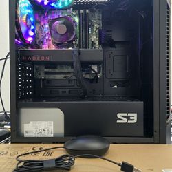 Gaming pc desktop computer intel i5-6500, rx 570, 16 gb ram, ssd, hdd, wifi, keyboard and mouse 