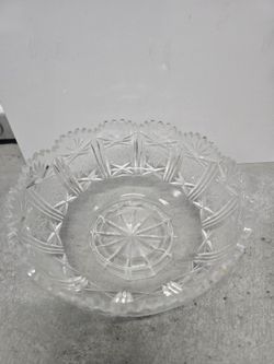 American Brilliant Period (ABCG) style cut glass bowl