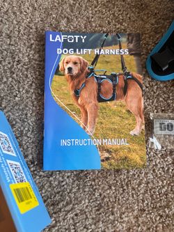 Dog lift harness