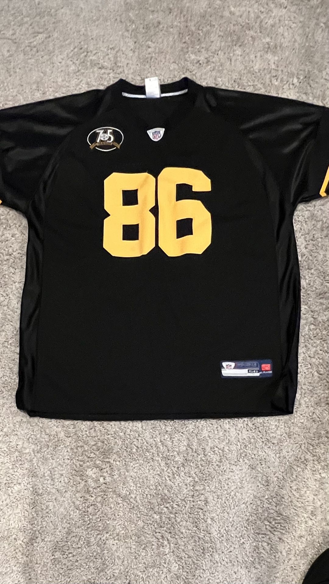 Reebok Authentic Steelers Hines Ward Jersey 2XL $70
