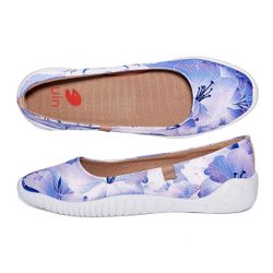 UIN Women's Ballet Flats Slip On  Loafers (Purple Fragrance 2)133 no box