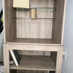 Storage Cabinet with glass door, glass shelf display IKEA BESTA