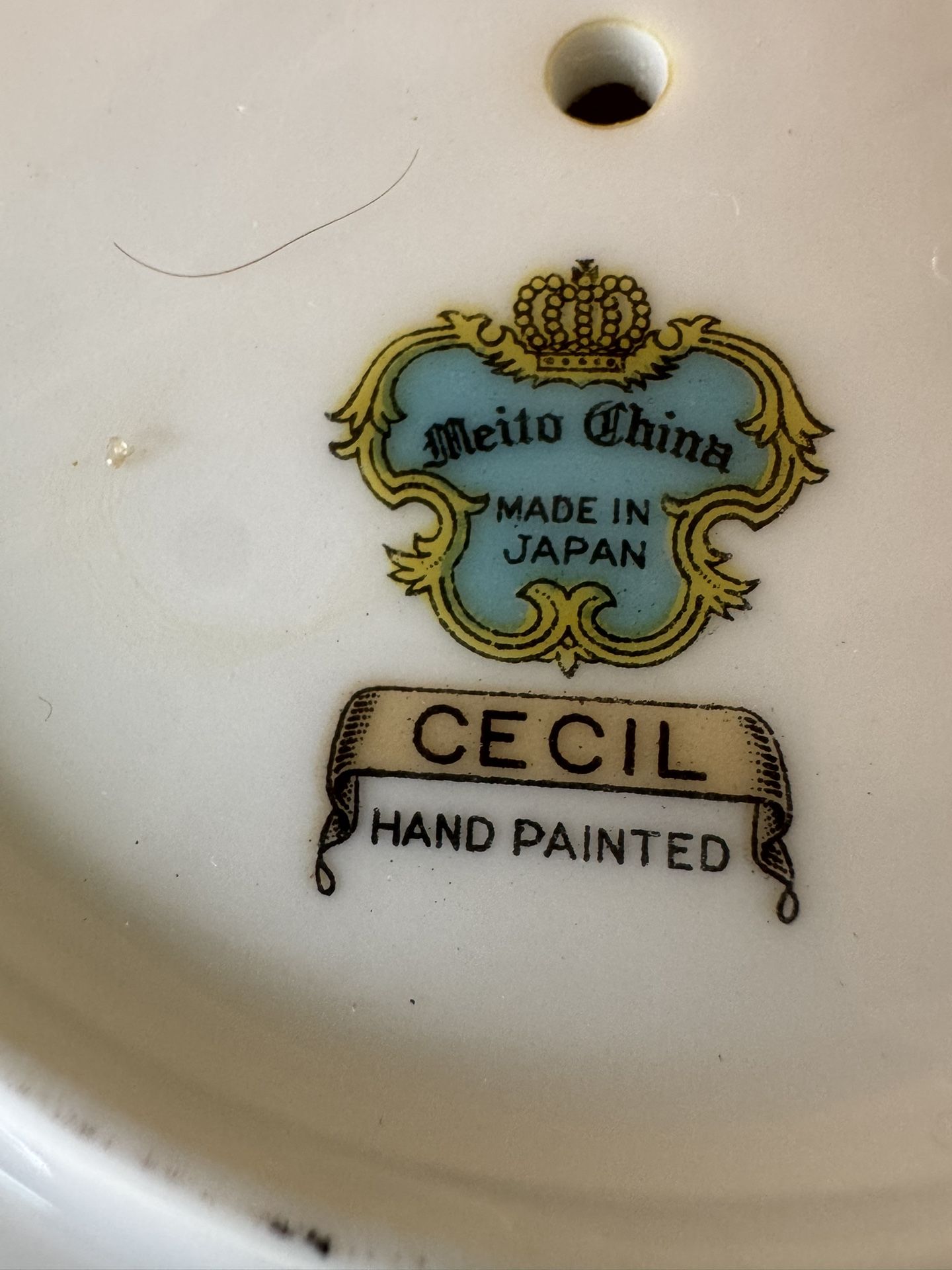 Cecil Hand Painted China