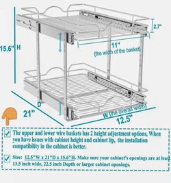 2 Tier CABINET ORGANIZER 🤩