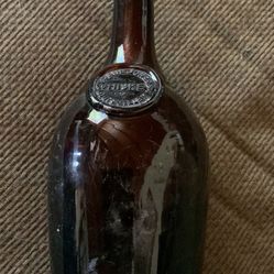 Vintage Whiskey Bottle Blob Top