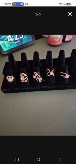Fancy adjastable stainless steel gold  ring
